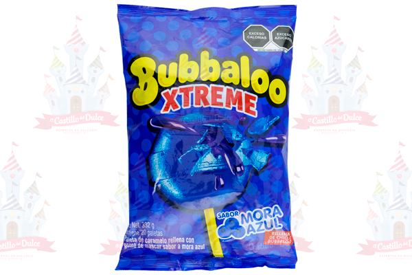 Paleta Bubba Xtreme Mora 1620 Adams El Castillo Del Dulce