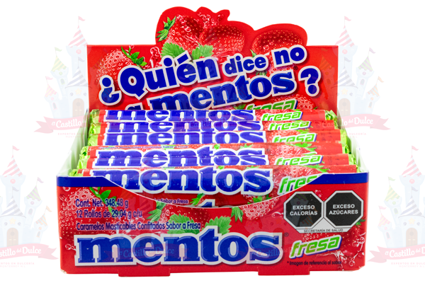 MENTOS ROLL FRESA 16/12 PZAS