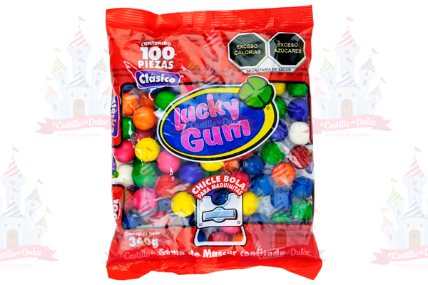 CHICLE LUCKY GUM CLASICO 20/100 PZA