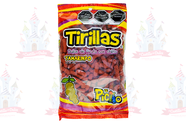 TIRILLAS TAMARINDO 28/350 GRS PICAO