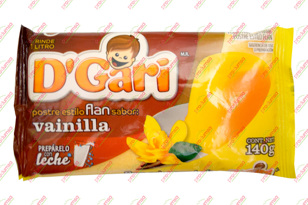 FLAN DE VAINILLA 50/140 GRS GARI