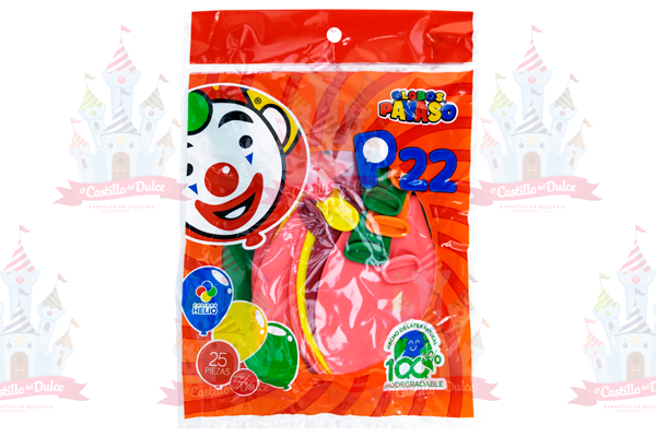 GLOBO PAYASO #P-22 90/25 PZS