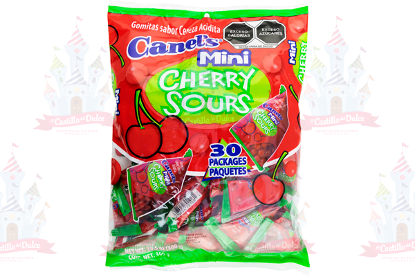 Mini Cherry Sours 1630 Pza Canels El Castillo Del Dulce 6814