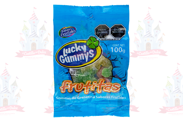 LUCKY GUMMYS GOMA FRUTITAS 12/10 PZAS 100 GRS