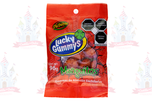 LUCKY GUMMYS GOMA MANGUITOS 12/10 PZAS 96 GRS