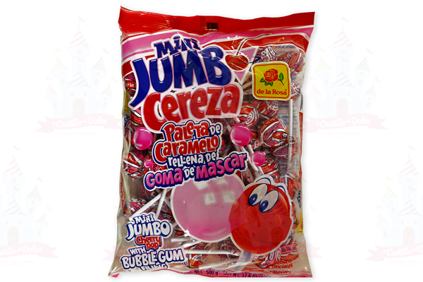 Paleta Mini Jumbo Cereza 2550 La Rosa El Castillo Del Dulce