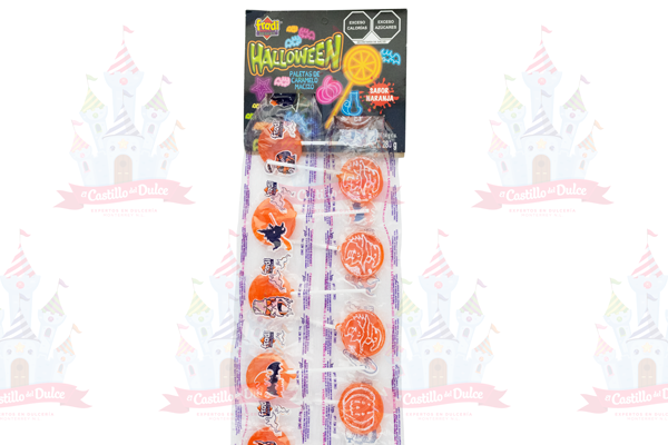 PALETA HALLOWEEN TIRA 30/20 PZ. FRADI