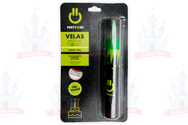 VELA MAGICA CHISPA COLORES 12/1 FAB SELECTA